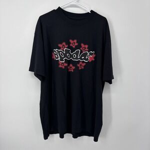 Sp5der Warped Tee Black Mens Size XL Graphic Short Sleeve